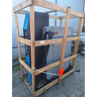 Abverkauf: SB-Staubaugersystem SOLO BLADE, Christ Standard Blau, 230V, mit Münzer und Druckluft