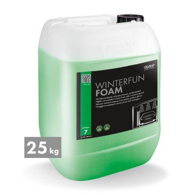 Abverkauf: WINTERFUN FOAM grün, Hochkonzentrierter Volumen-Schaum mit Winterduft, 25 kg