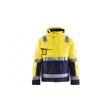 High Vis Shell Jacke 4987, Farbe gelb/marineblau, Größe XXXXL - Abbildung ähnlich