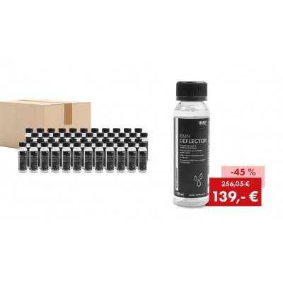 QUICK&BRIGHT RAIN DEFLECTOR promotion package, sealing additive for windscreen washer system, 45 x 100 ml bottle QUICK&BRIGHT RAIN DEFLECTOR promotion package, sealing additive for windscreen washer system, 45 x 100 ml bottle