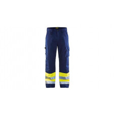 High Vis Bundhose 1564, Farbe marineblau/gelb, Größe 44 - Abbildung ähnlich