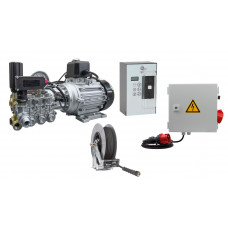 HD-Vorwascheinheit mit Steuerung und Münzer - für SB-Betrieb, mit Schlauchaufroller - Abbildung ähnlich