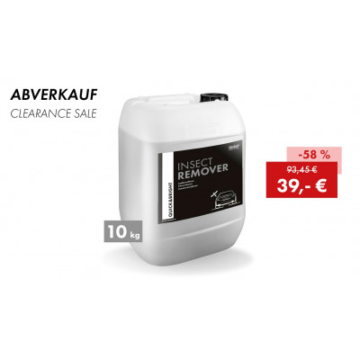 Abverkauf - 10 kg Quick&Bright INSECT REMOVER, Insektenentferner Abverkauf - 10 kg Quick&Bright INSECT REMOVER, Insektenentferner