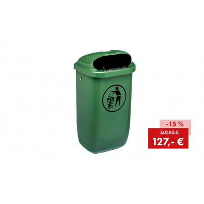 Außenabfalleimer, grün