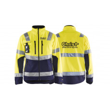 High Vis Softshell Jacke 4900 mit Christ Logo, Größe XXL - Abbildung ähnlich