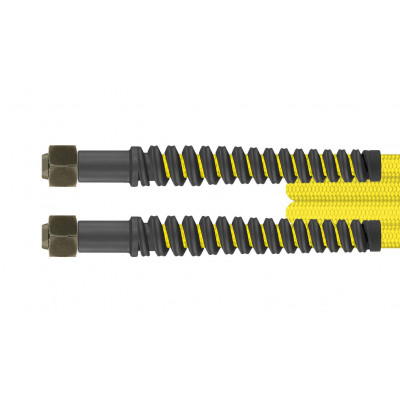 HD-Hochdruck-Schlauch, 3,50 m, Farbe gelb, Dichtkegel (DKOL), IG, M18 x 1,5