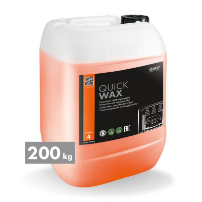 QUICK WAX, Konservierer mit Hochglanzeffekt, 200 kg