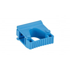 Hygienische Wandhalterung, Gummi-Clip-Modul, 82 mm, Blau - Abbildung ähnlich