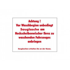 Sauglaschen, Hinweisschild, 297 x 420 mm - Abbildung ähnlich