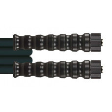 HD-Hochdruck-Schlauch, Drahteinlage, 10,0 m, Farbe schwarz, Handverschraubung M22 - Abbildung ähnlich